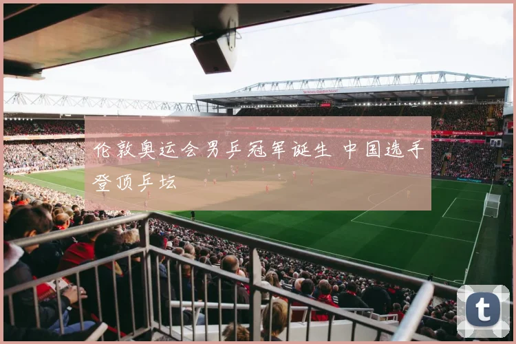伦敦奥运会男乒冠军诞生 中国选手登顶乒坛